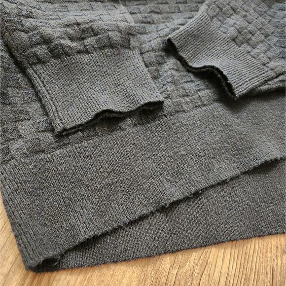 Ted Baker Men's Lentic Long Sleeve Textured Crew Neck Navy Size L - Picture 10 of 11